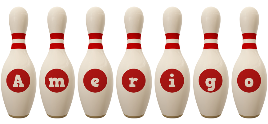 Amerigo bowling-pin logo