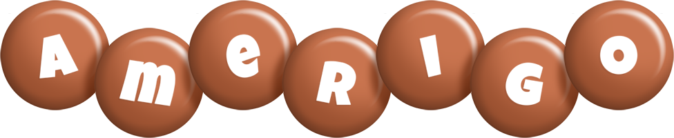 Amerigo candy-brown logo