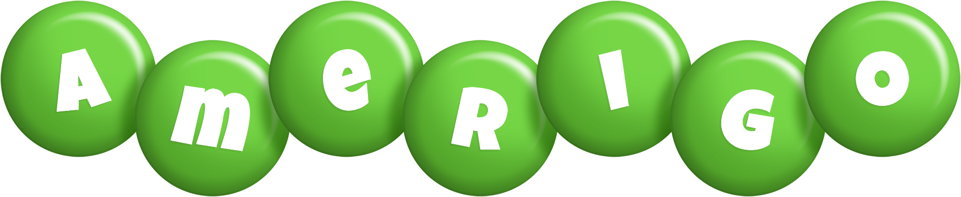 Amerigo candy-green logo
