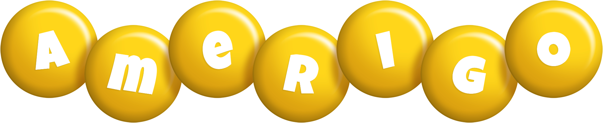 Amerigo candy-yellow logo