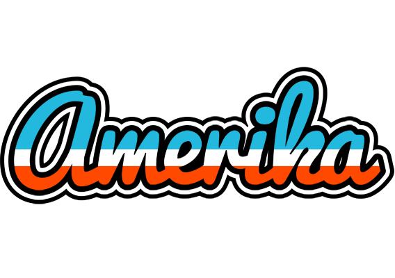 AMERIKA logo effect. Colorful text effects in various flavors. Customize your own text here: https://www.textgiraffe.com/logos/america/