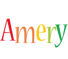 Amery birthday logo