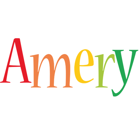 Amery birthday logo