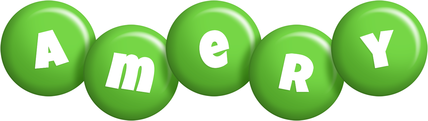Amery candy-green logo