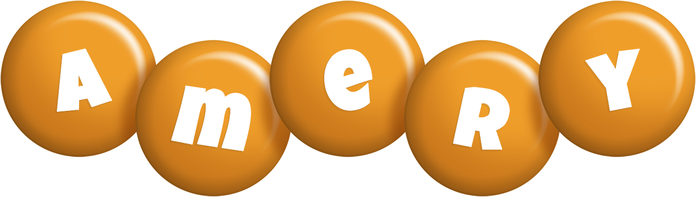 Amery candy-orange logo