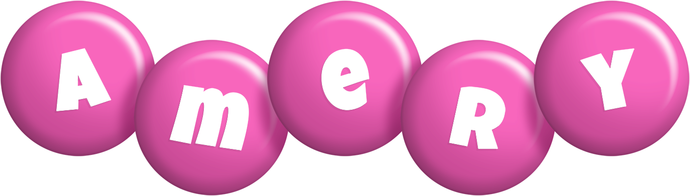 Amery candy-pink logo