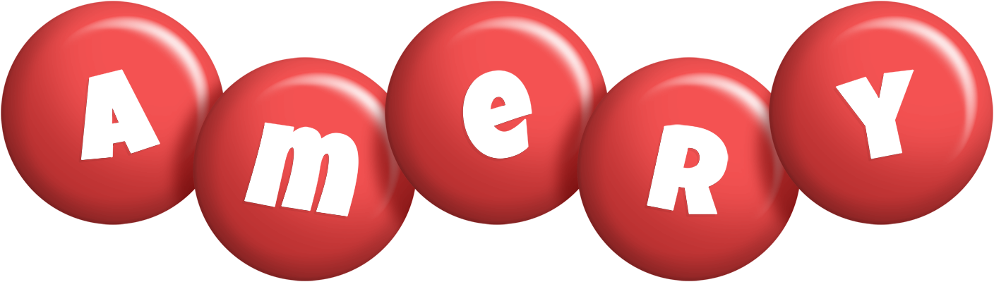 Amery candy-red logo