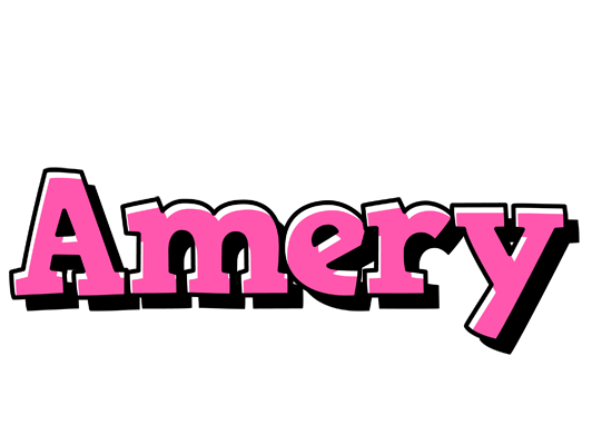 Amery girlish logo