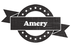 Amery grunge logo