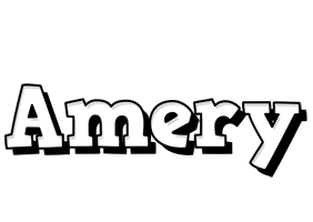 Amery snowing logo