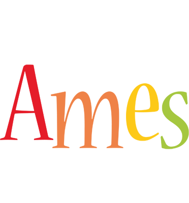 Ames birthday logo