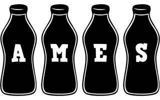 Ames bottle logo