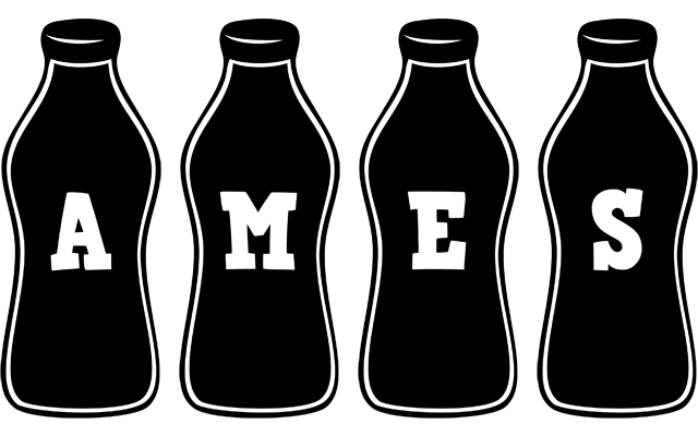 Ames bottle logo