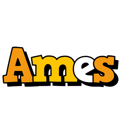 Ames cartoon logo