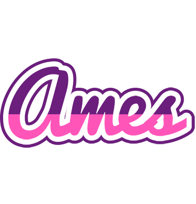 Ames cheerful logo