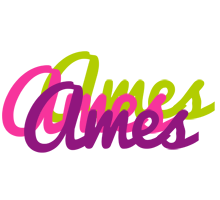 Ames flowers logo