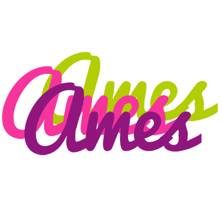 Ames flowers logo