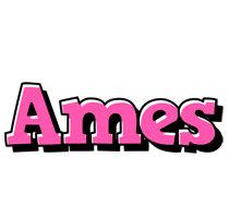 Ames girlish logo