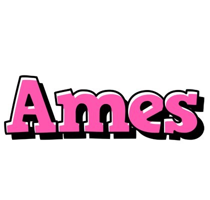 Ames girlish logo