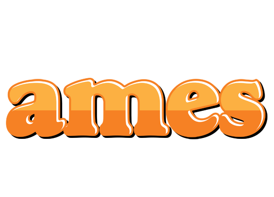Ames orange logo