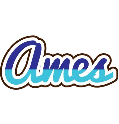 Ames raining logo