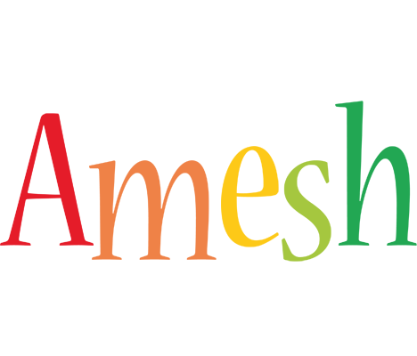 Amesh birthday logo