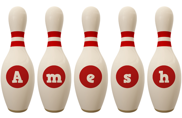 Amesh bowling-pin logo