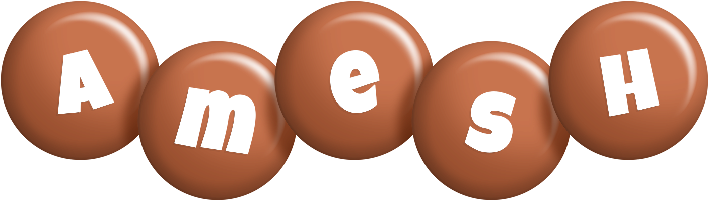 Amesh candy-brown logo