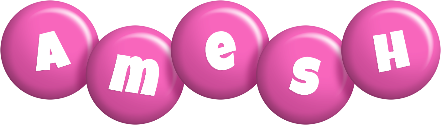 Amesh candy-pink logo