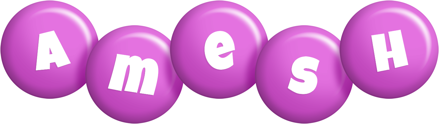 Amesh candy-purple logo