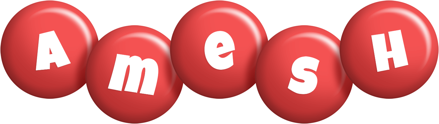 Amesh candy-red logo