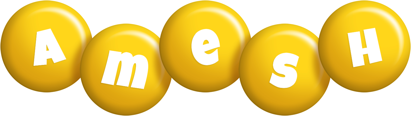 Amesh candy-yellow logo