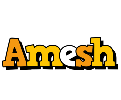 Amesh cartoon logo