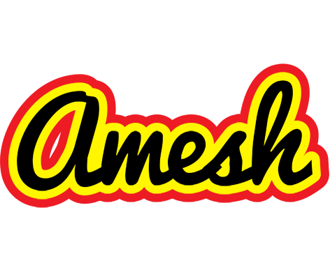 Amesh flaming logo