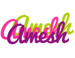 Amesh flowers logo