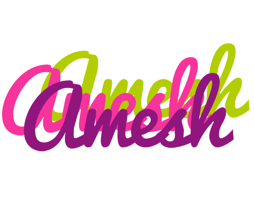 Amesh flowers logo