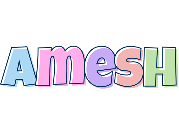 Amesh pastel logo