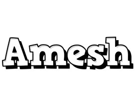 Amesh snowing logo