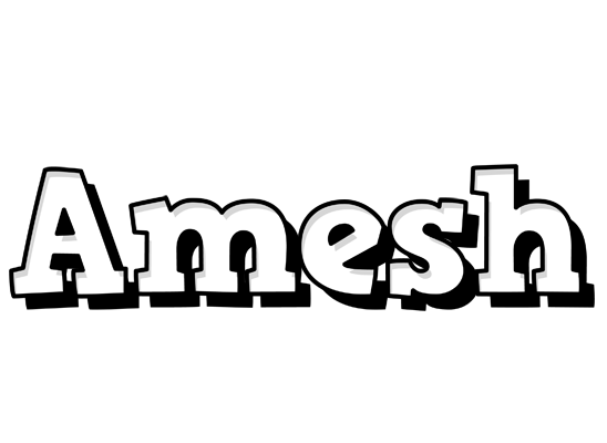 Amesh snowing logo