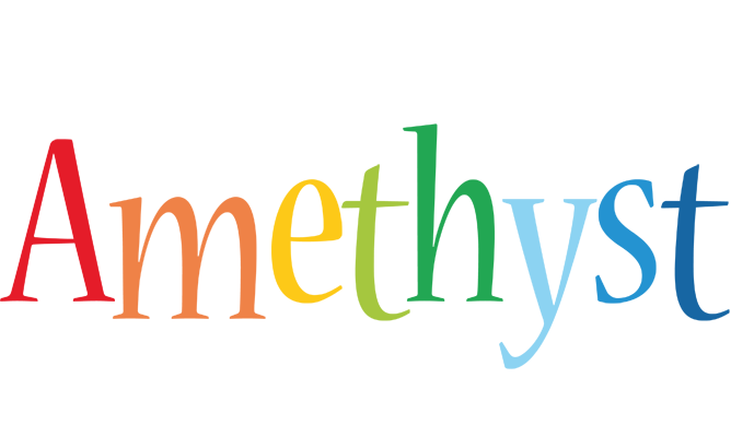 Amethyst birthday logo
