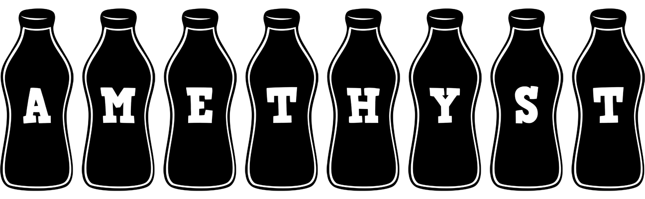 Amethyst bottle logo
