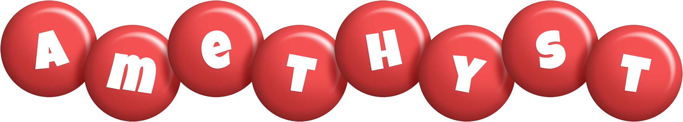 Amethyst candy-red logo