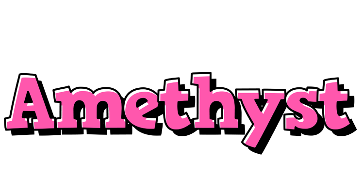 Amethyst girlish logo