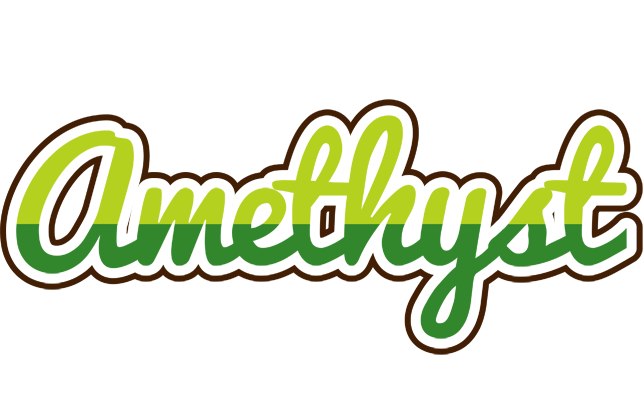 Amethyst golfing logo