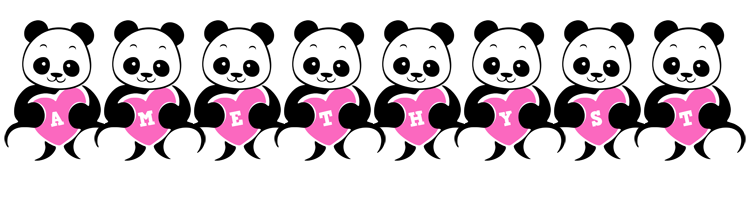 Amethyst love-panda logo