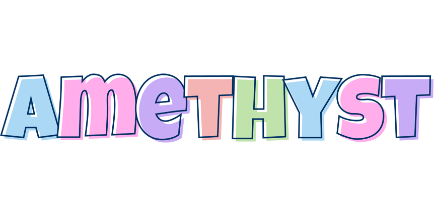 Amethyst pastel logo