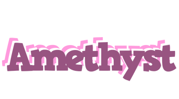 Amethyst relaxing logo