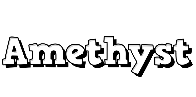 Amethyst snowing logo