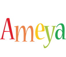 Ameya birthday logo