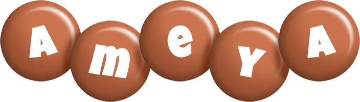 Ameya candy-brown logo